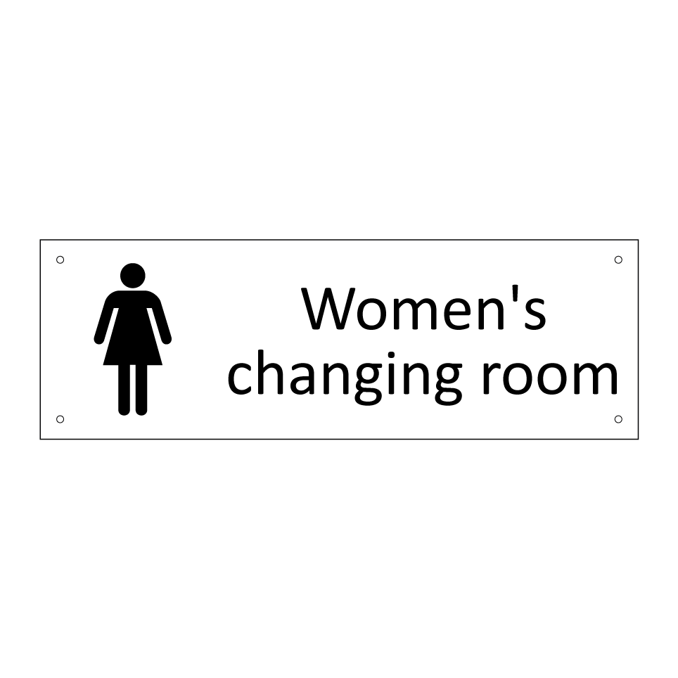 Women's changing room