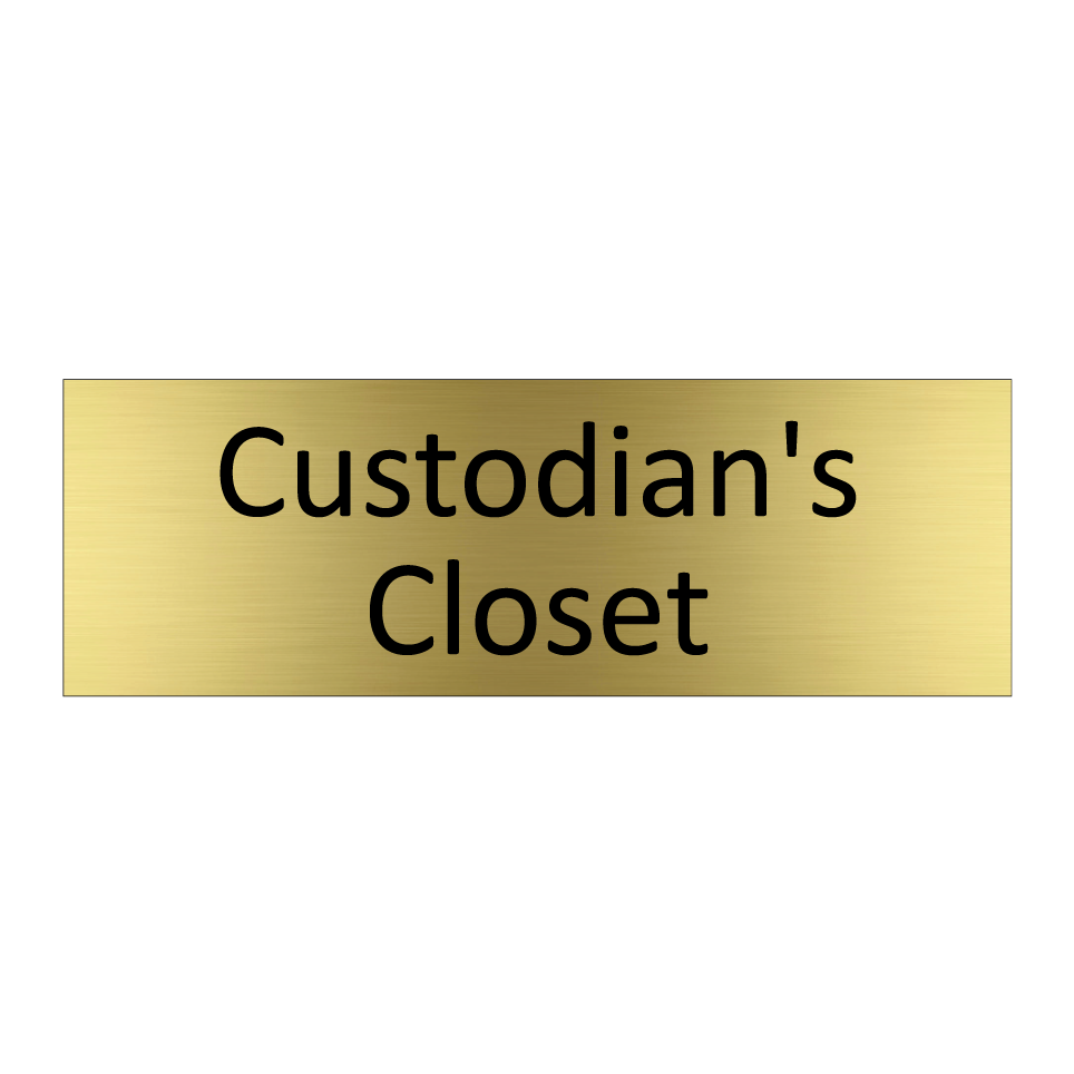 Custodian's Closet