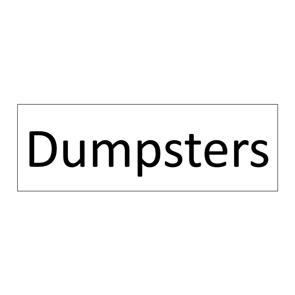 Dumpsters