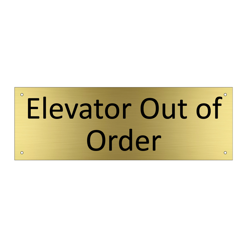 Elevator Out of Order
