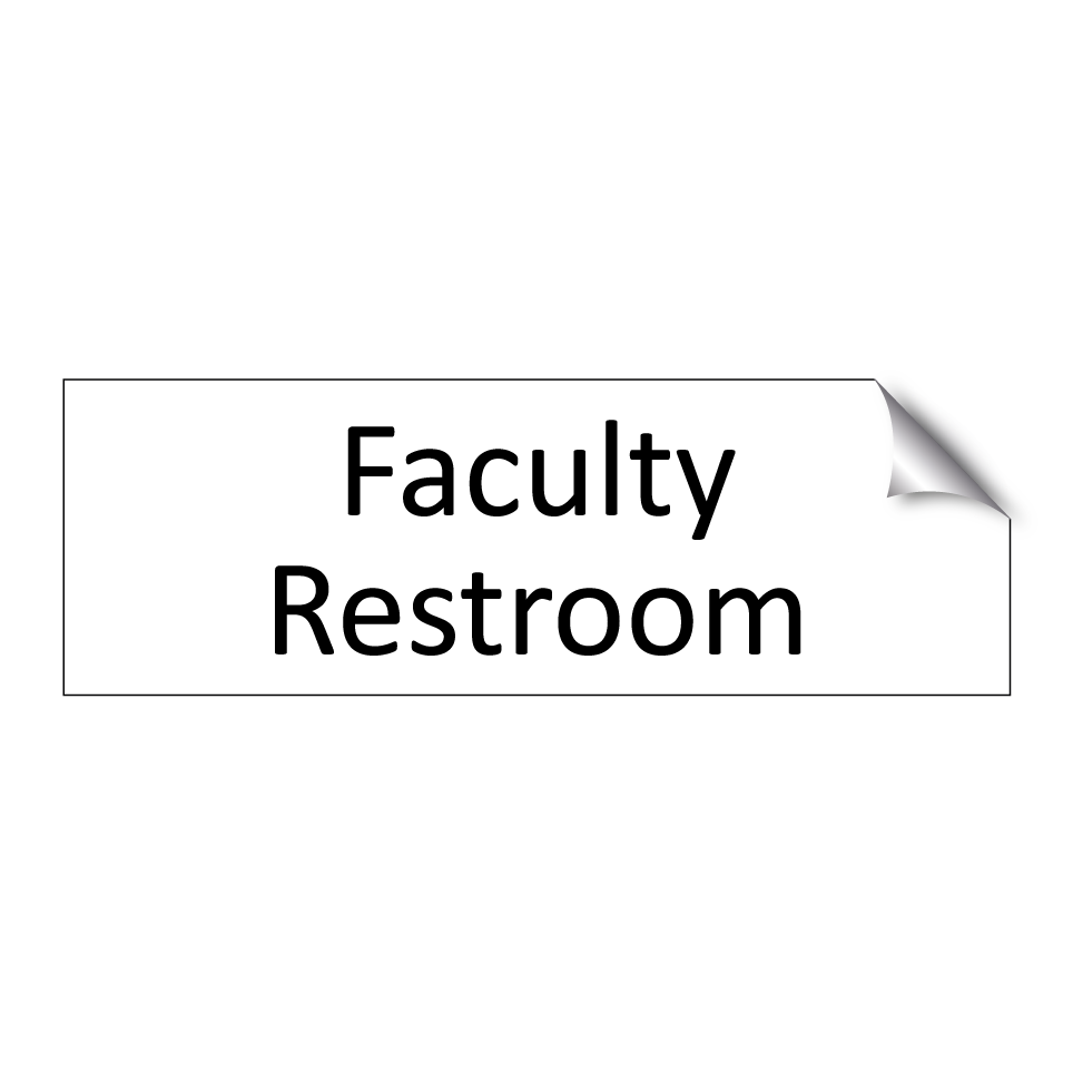 Faculty Restroom