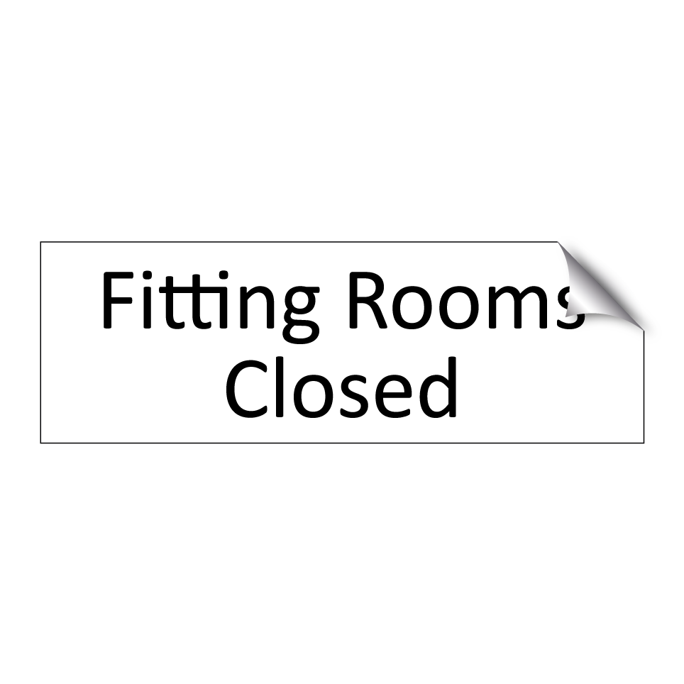 Fitting Rooms Closed