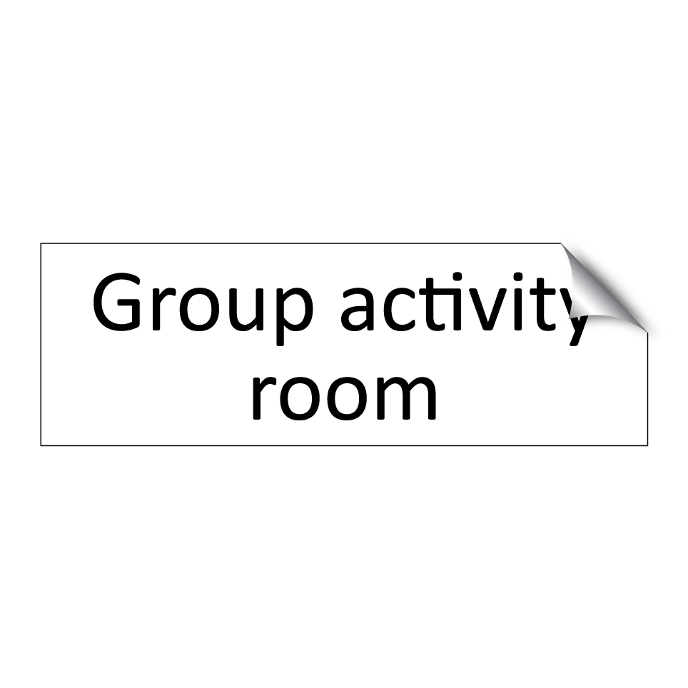 Group activity room