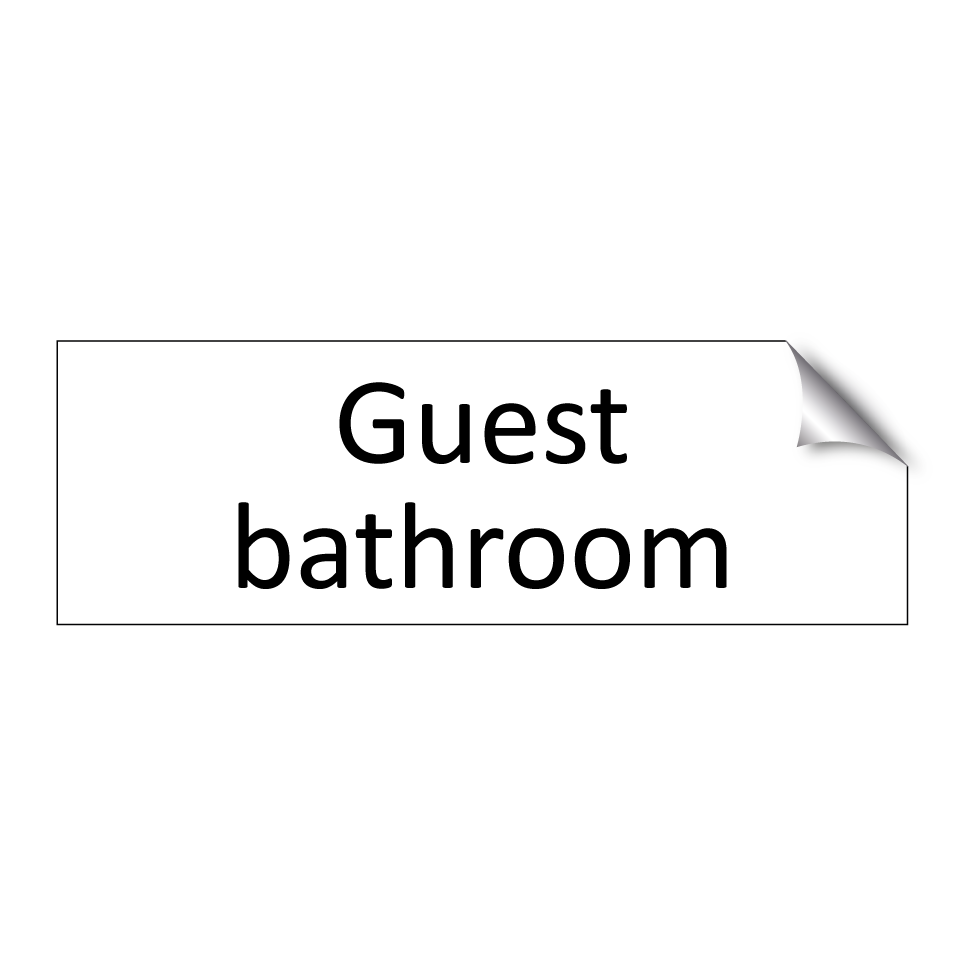 Guest bathroom