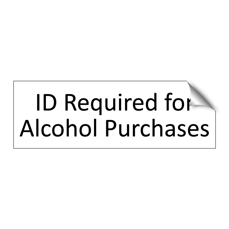 ID Required for Alcohol Purchases