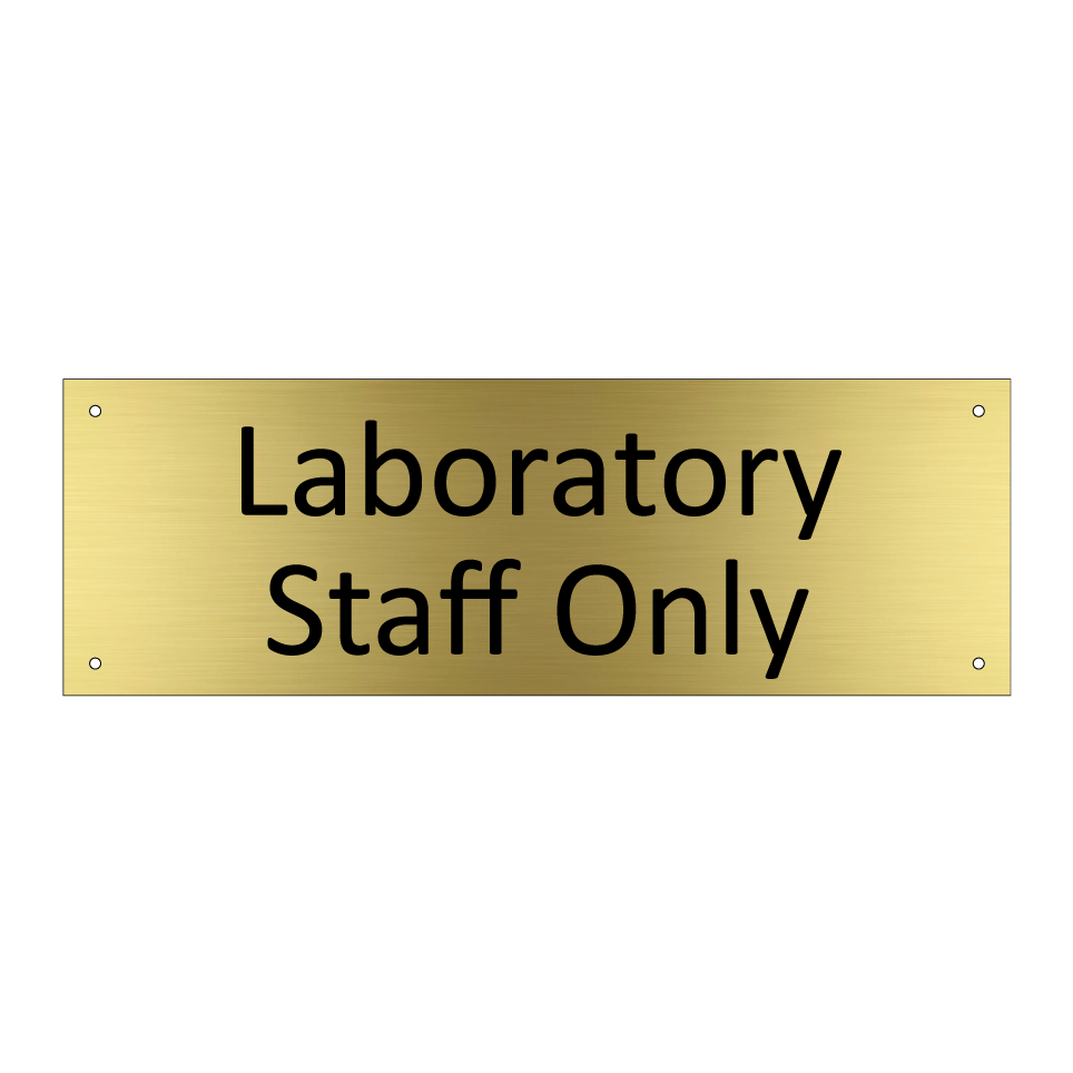 Laboratory Staff Only