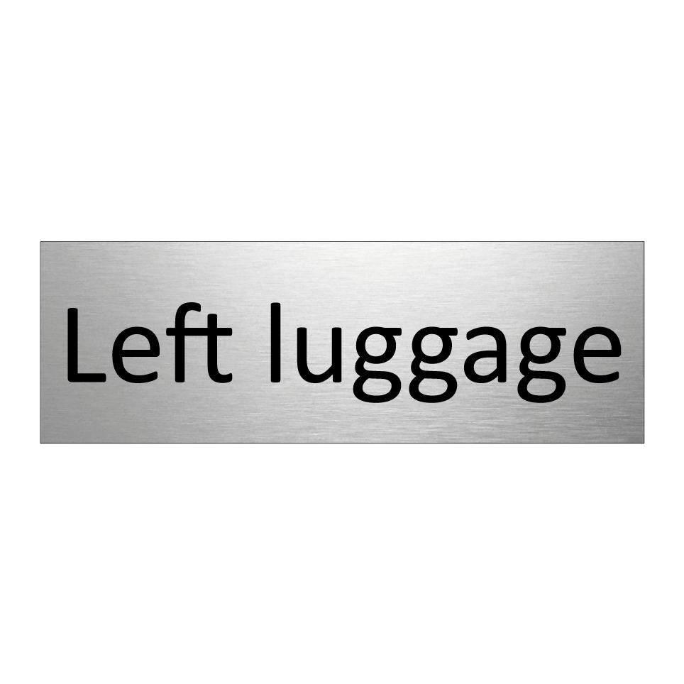Left luggage