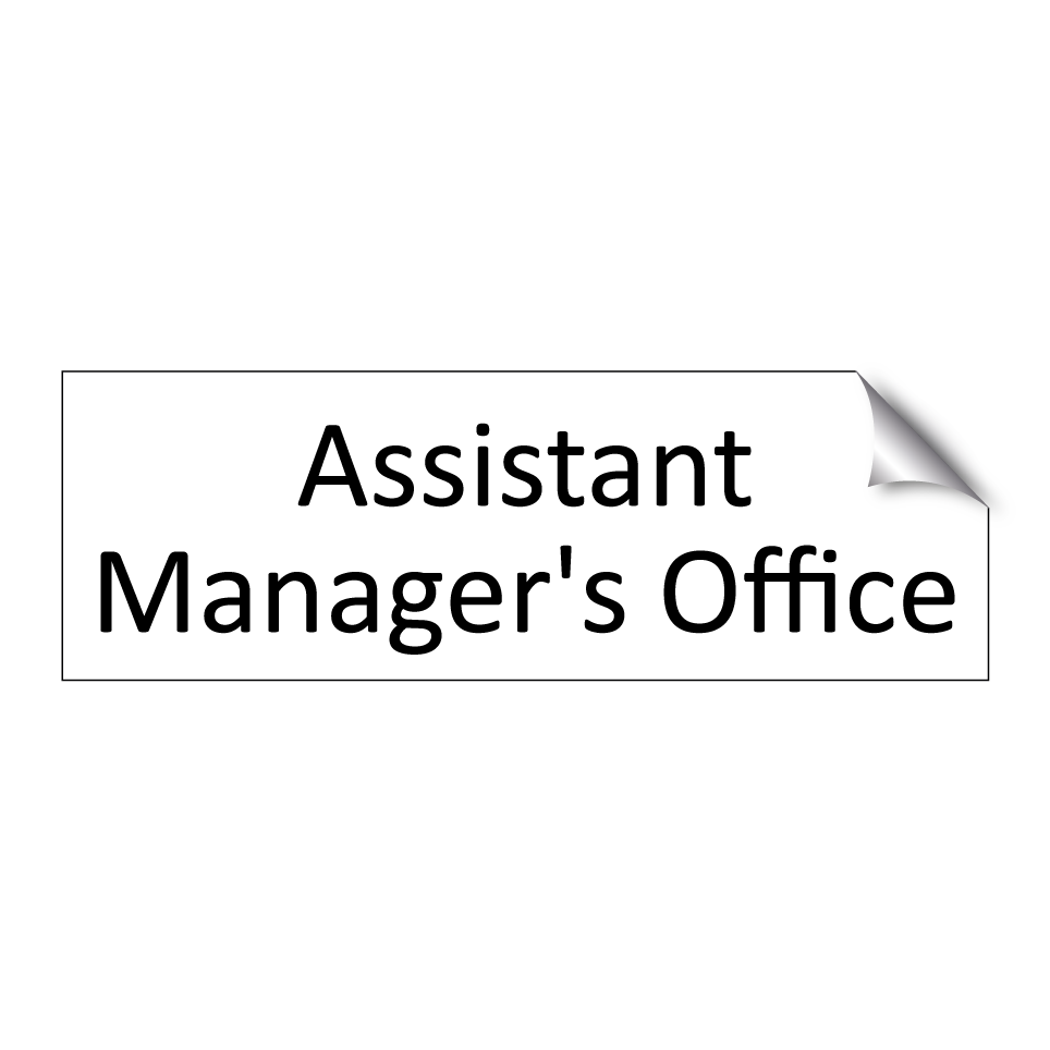 Assistant Manager's Office