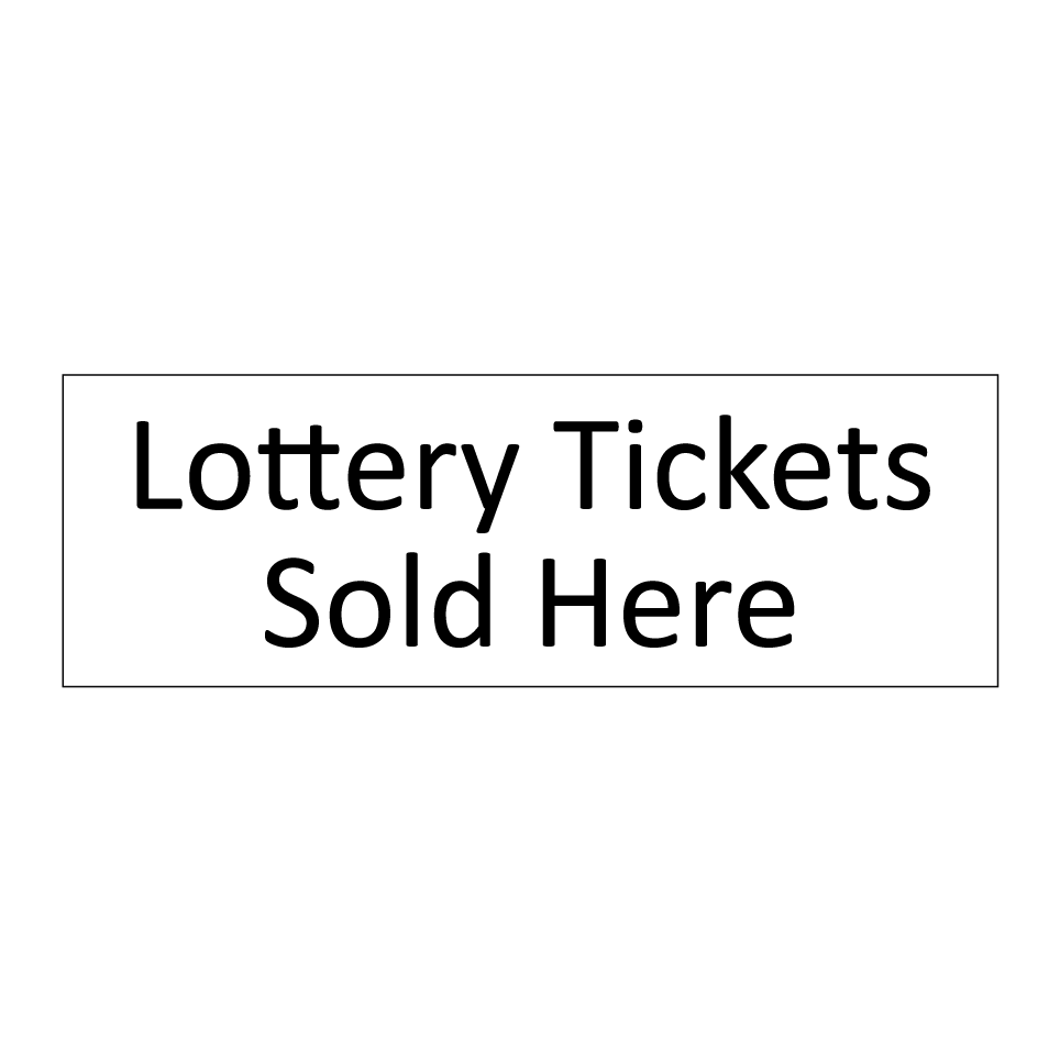 Lottery Tickets Sold Here