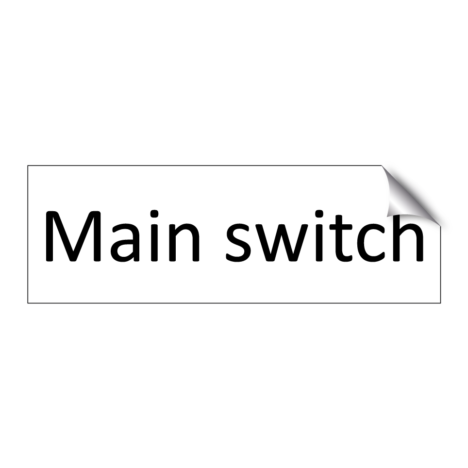 Main switch