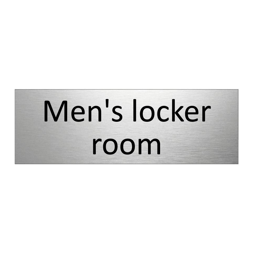 Men's locker room