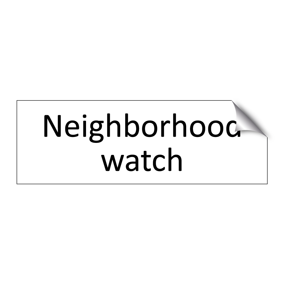 Neighborhood watch