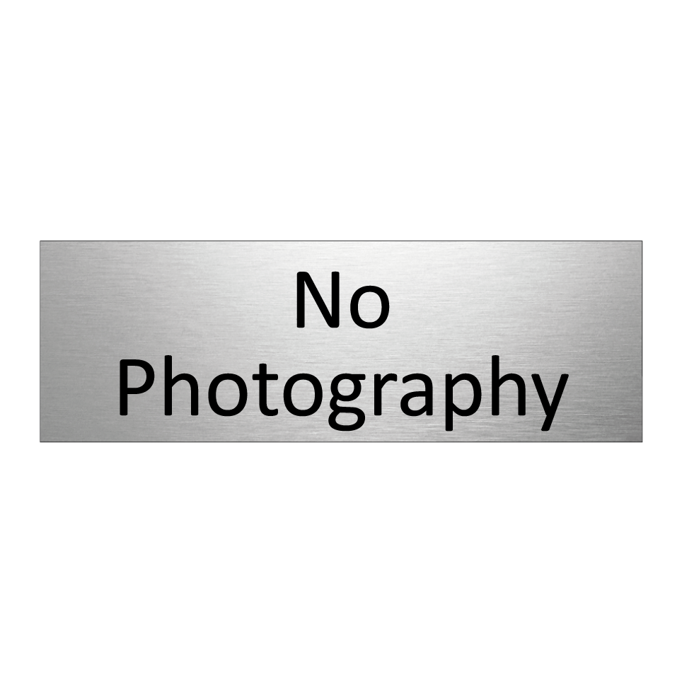 No Photography