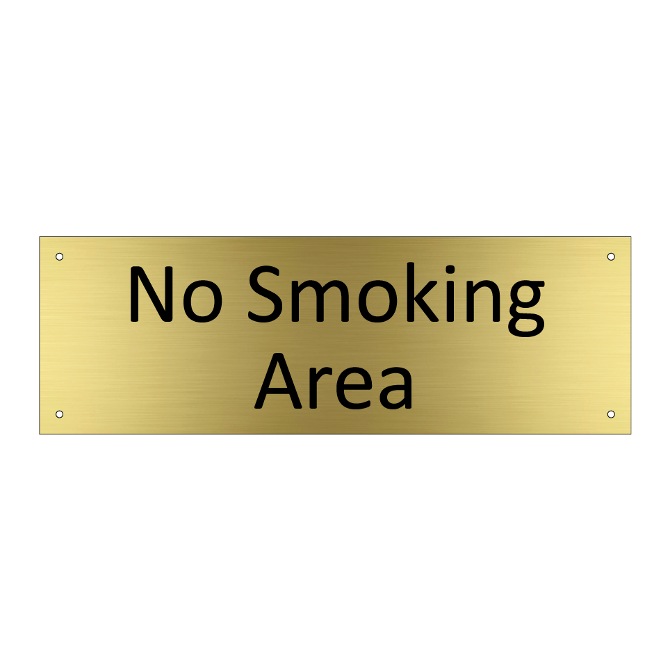 No Smoking Area