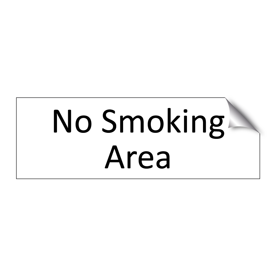 No Smoking Area