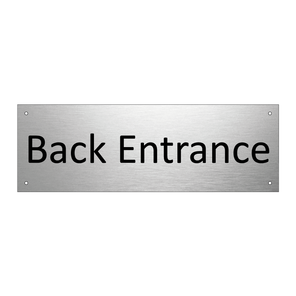 Back Entrance