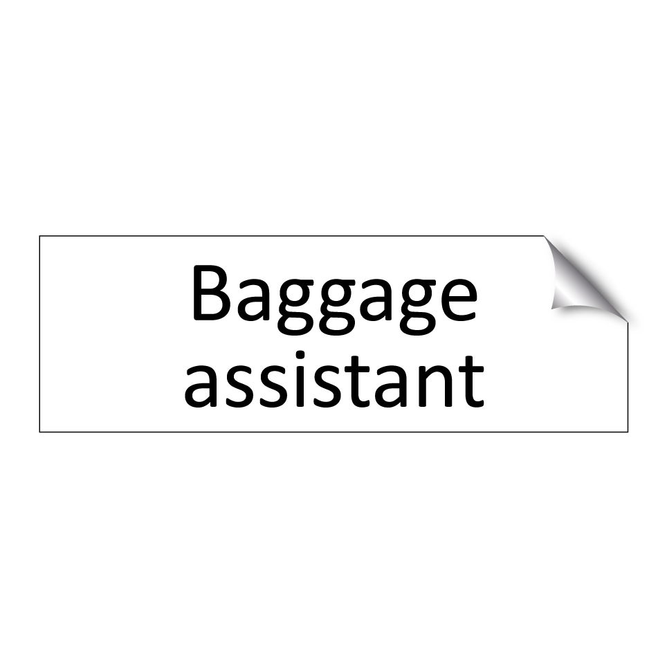 Baggage assistant