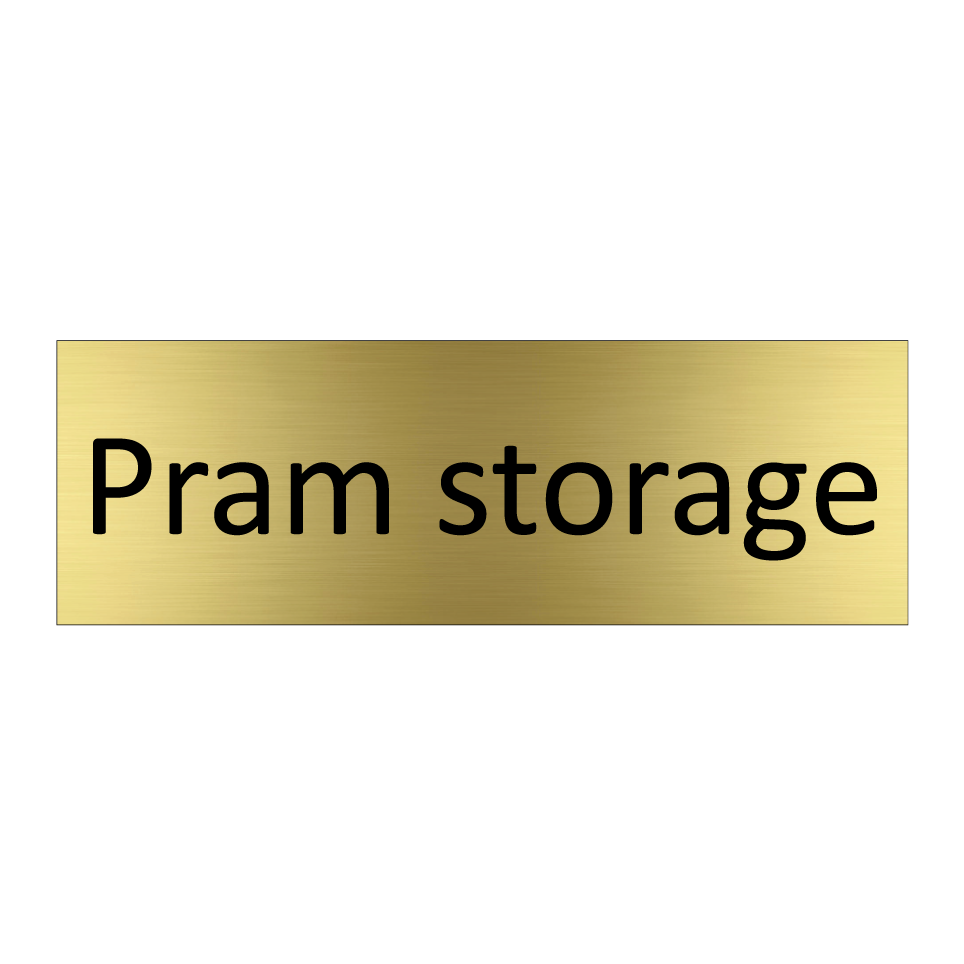 Pram storage