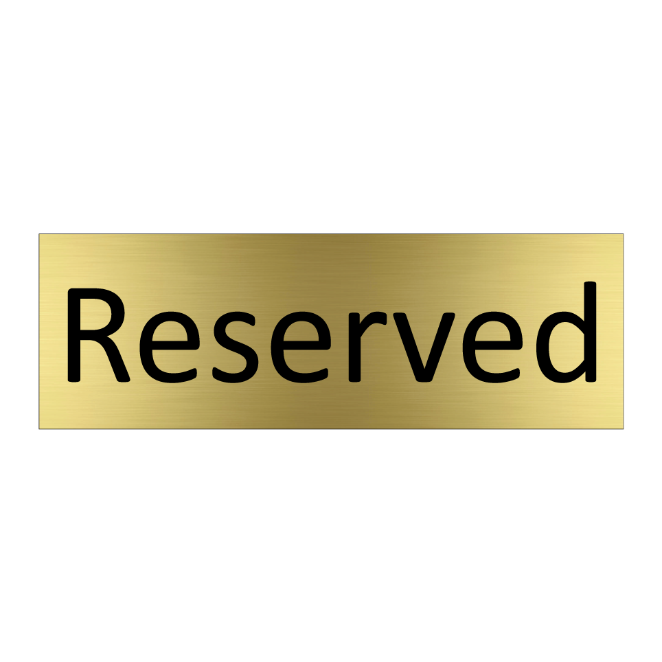 Reserved