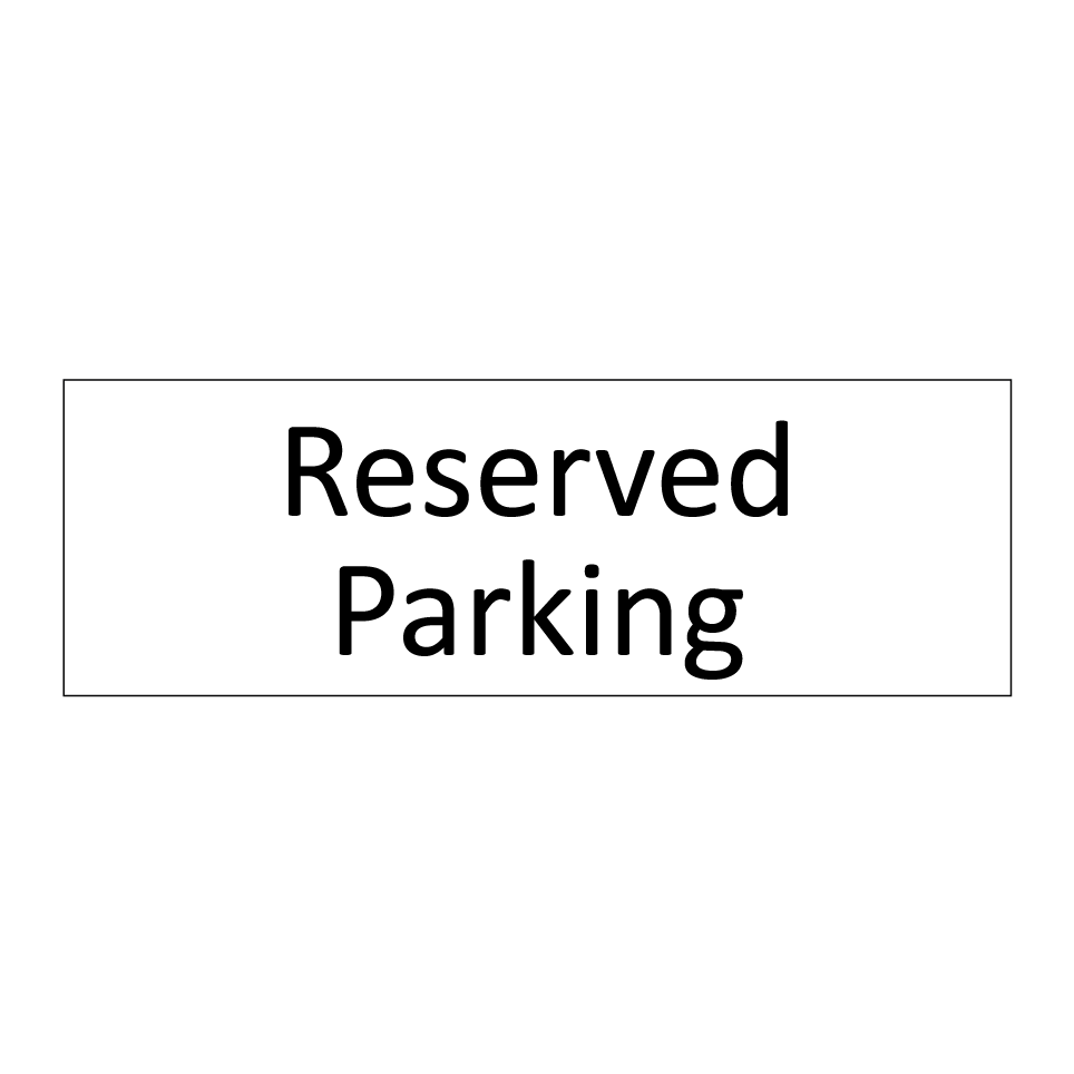 Reserved Parking