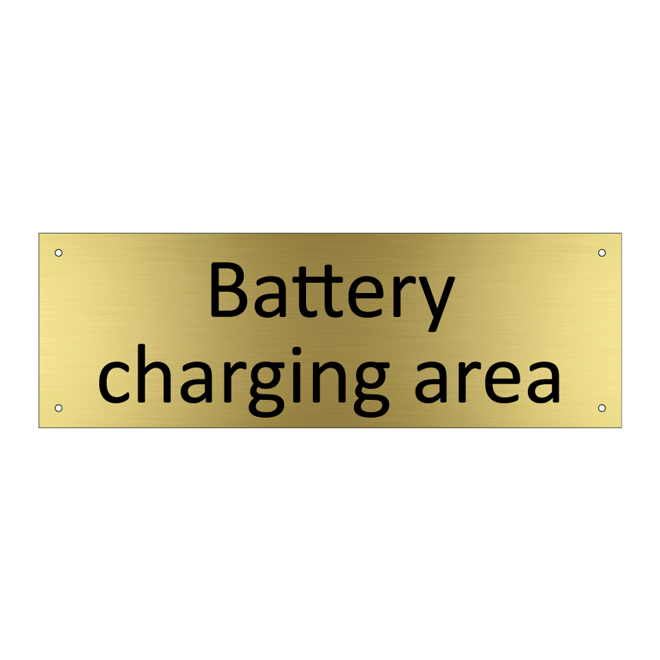 Battery charging area
