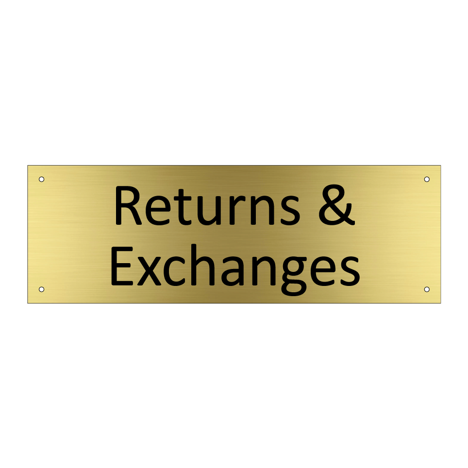 Returns & Exchanges