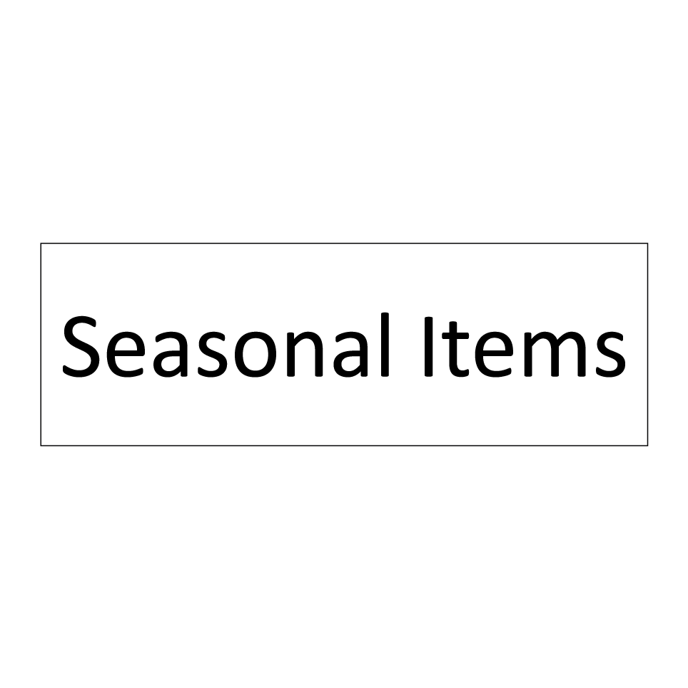 Seasonal Items