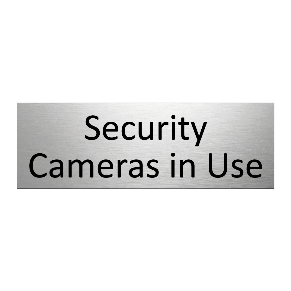 Security Cameras in Use