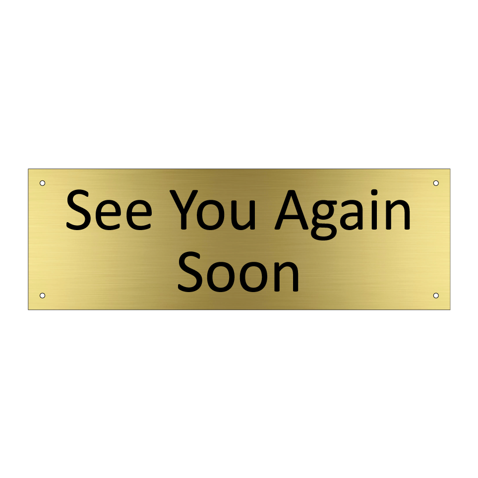 See You Again Soon
