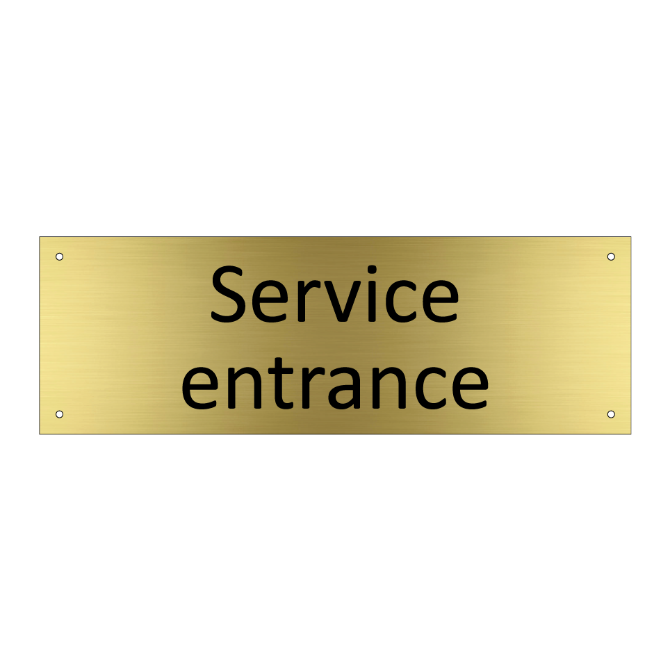 Service entrance