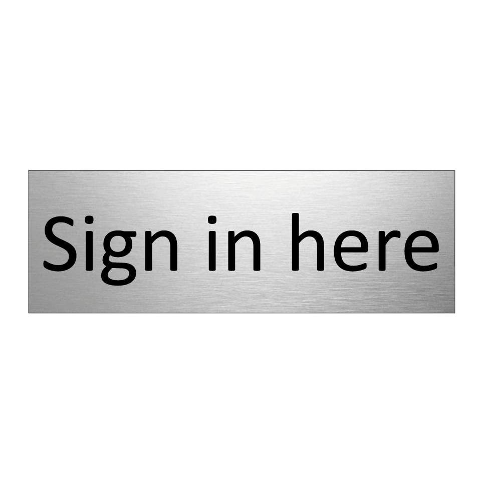 Sign in here