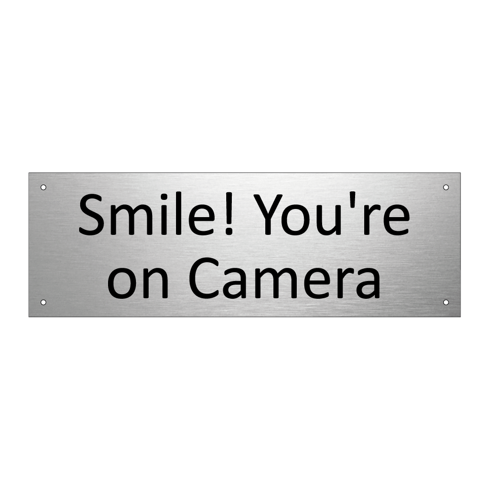 Smile! You're on Camera