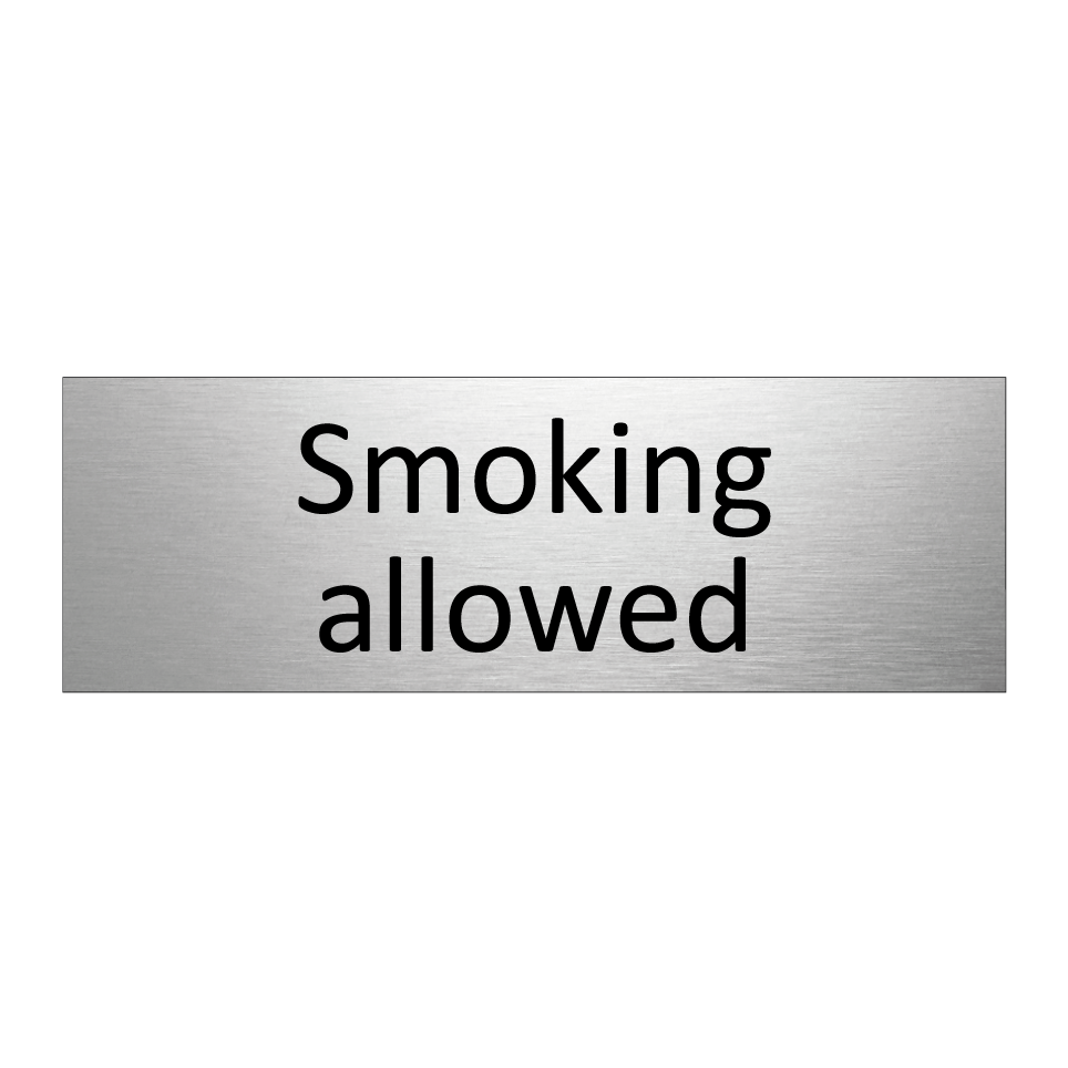 Smoking allowed