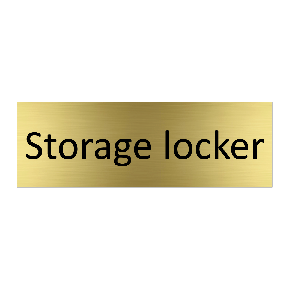 Storage locker