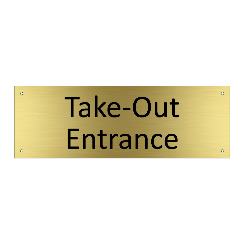 Take-Out Entrance