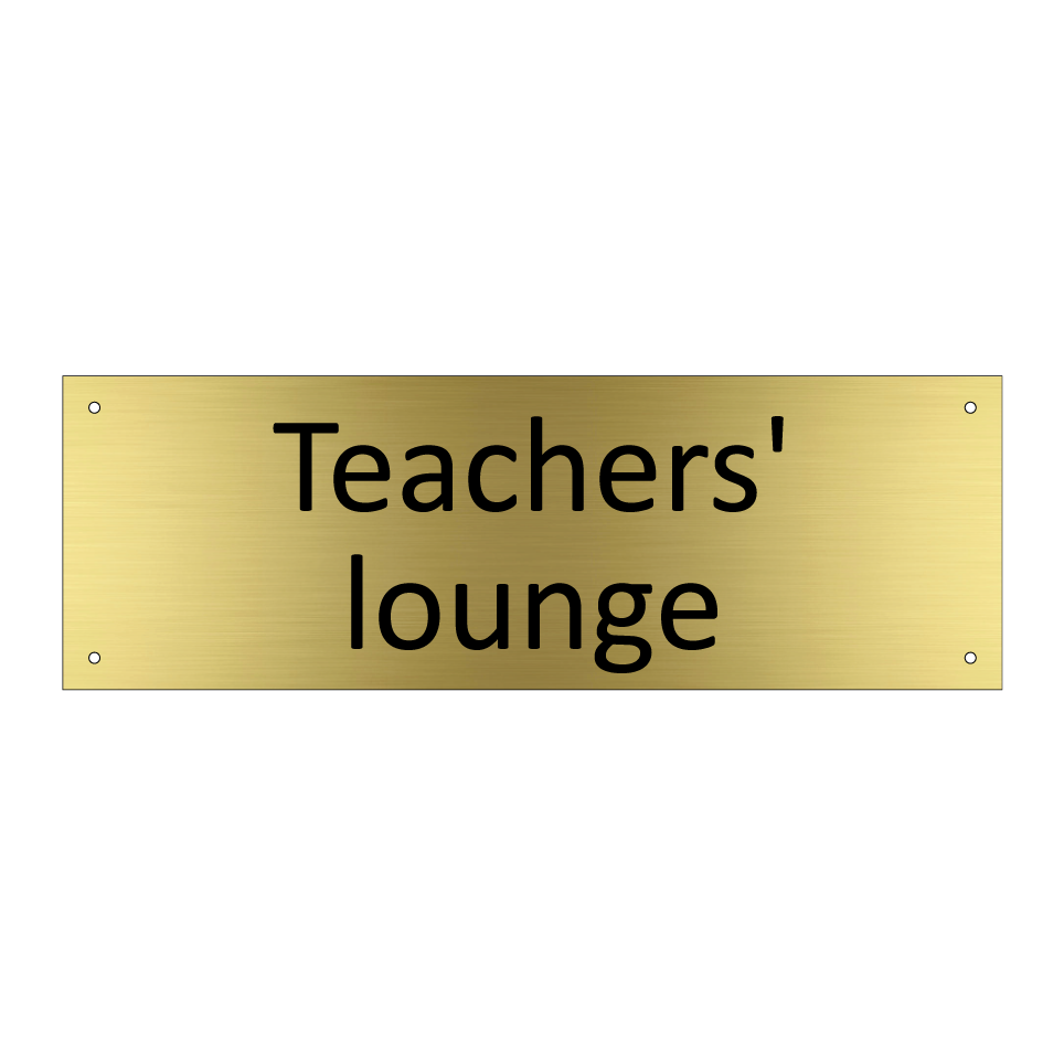 Teachers' lounge