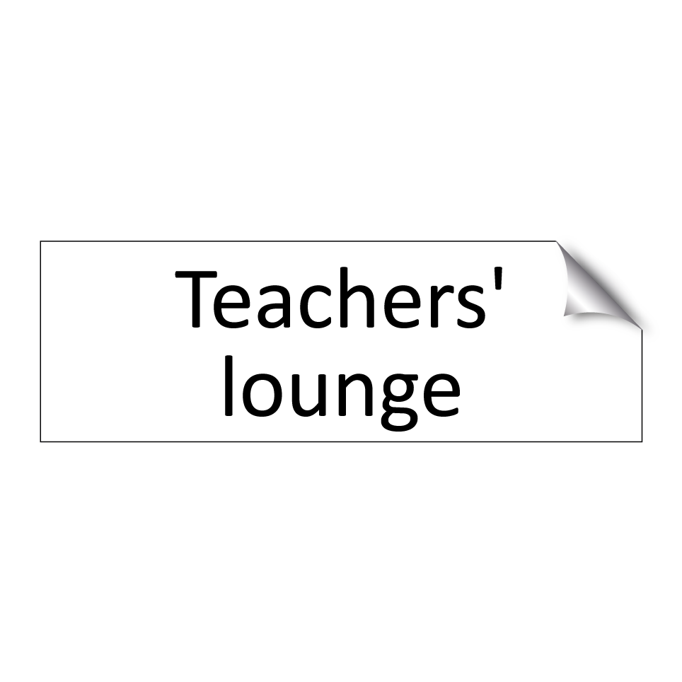 Teachers' lounge
