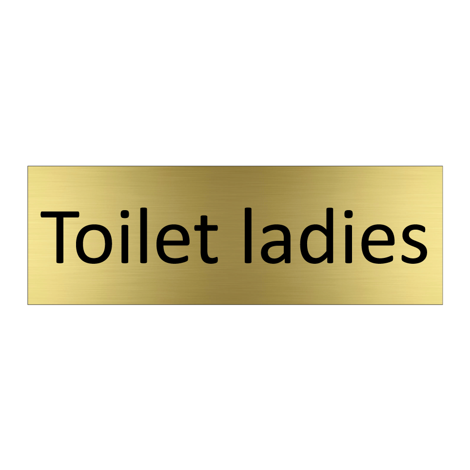 Toilet ladies