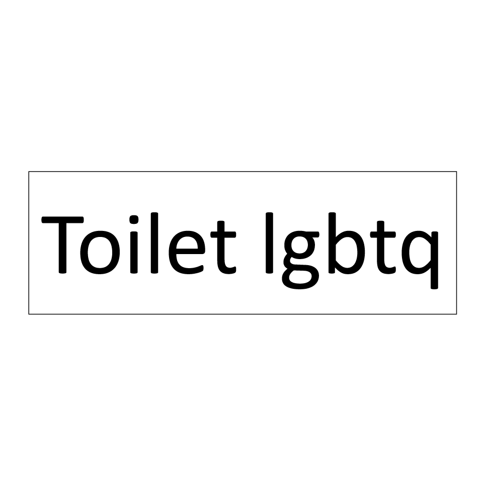 Toilet lgbtq