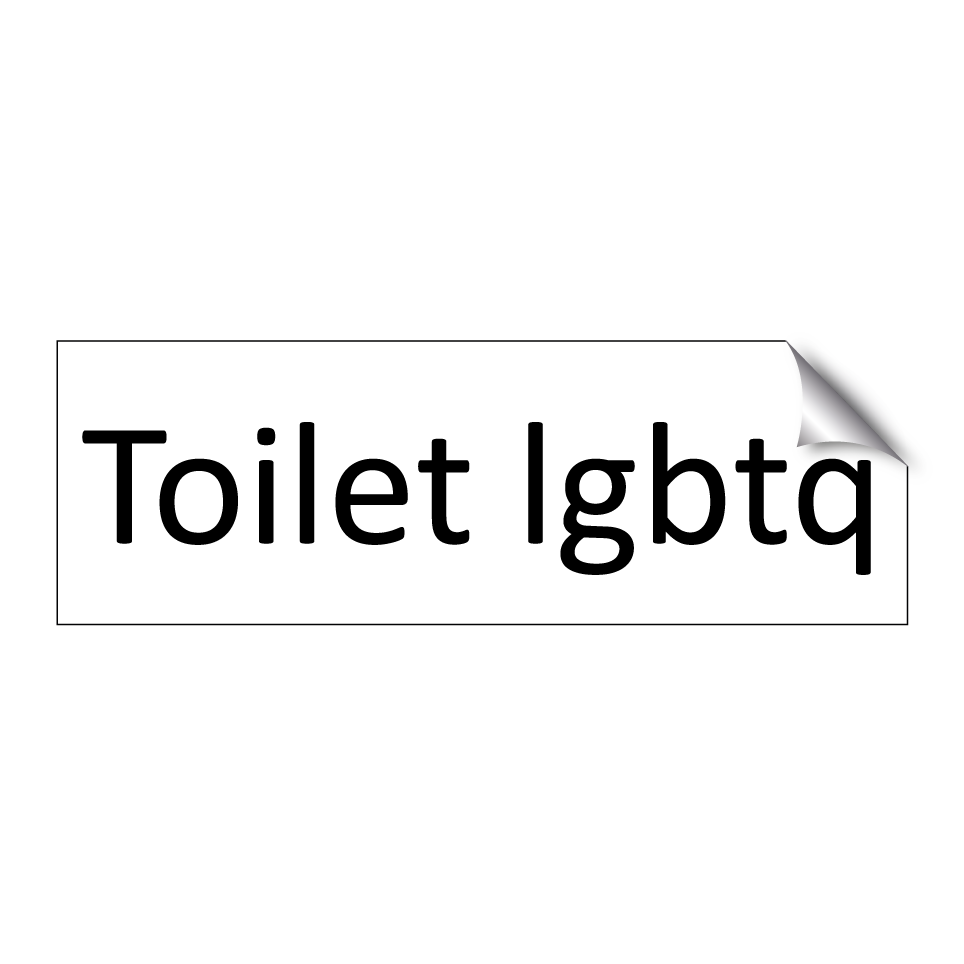 Toilet lgbtq