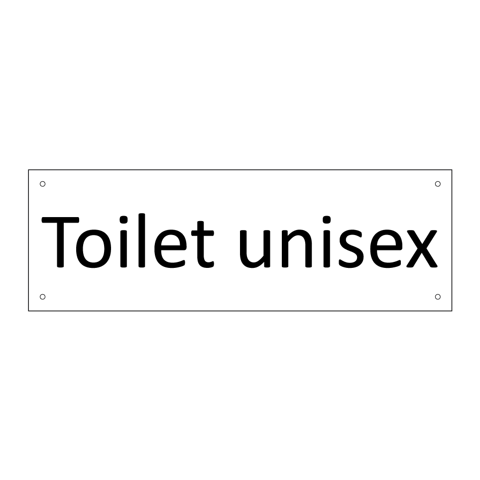 Toilet unisex