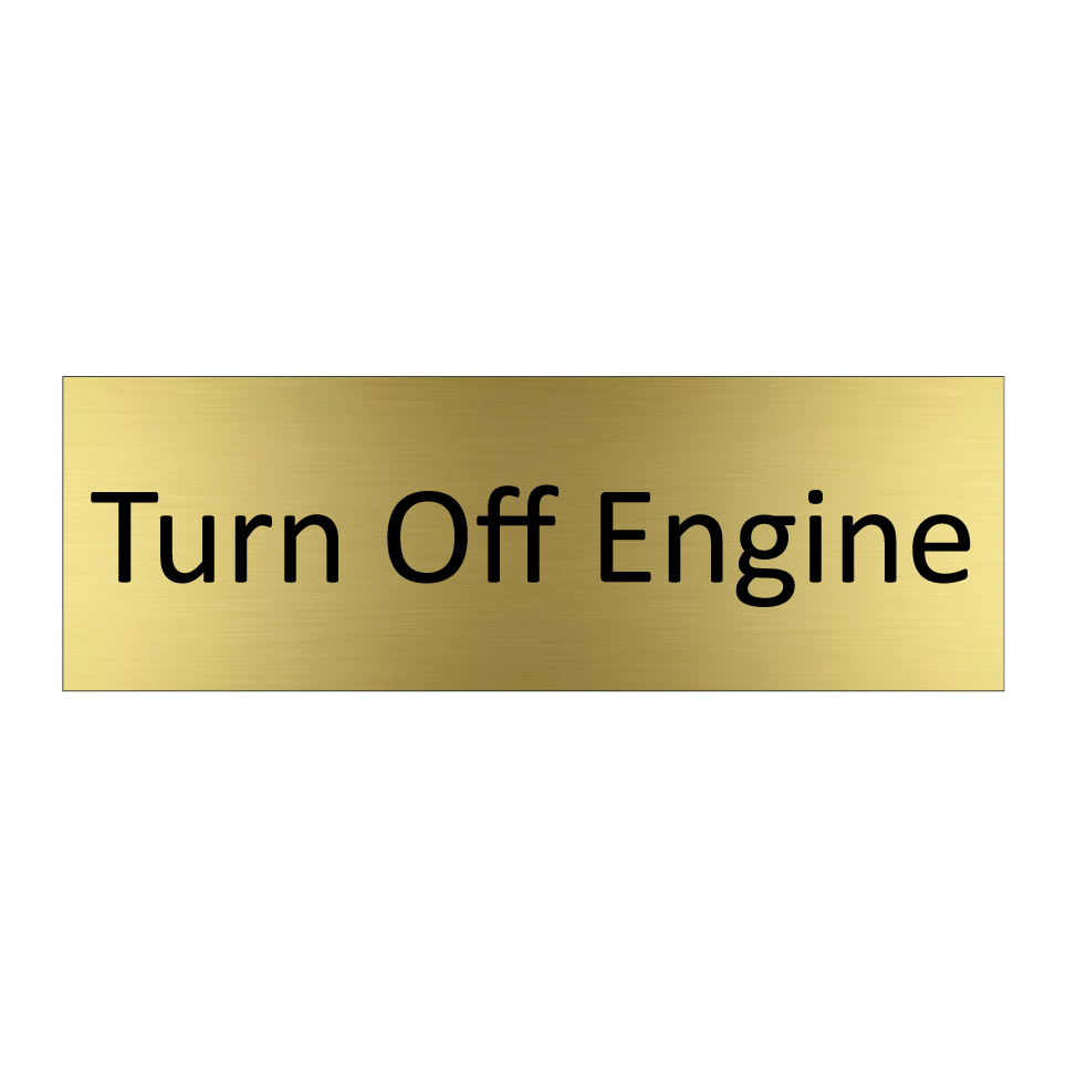 Turn Off Engine