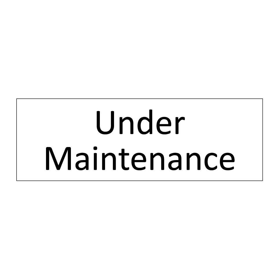 Under Maintenance