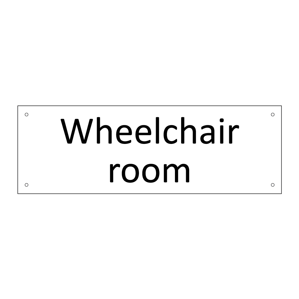 Wheelchair room