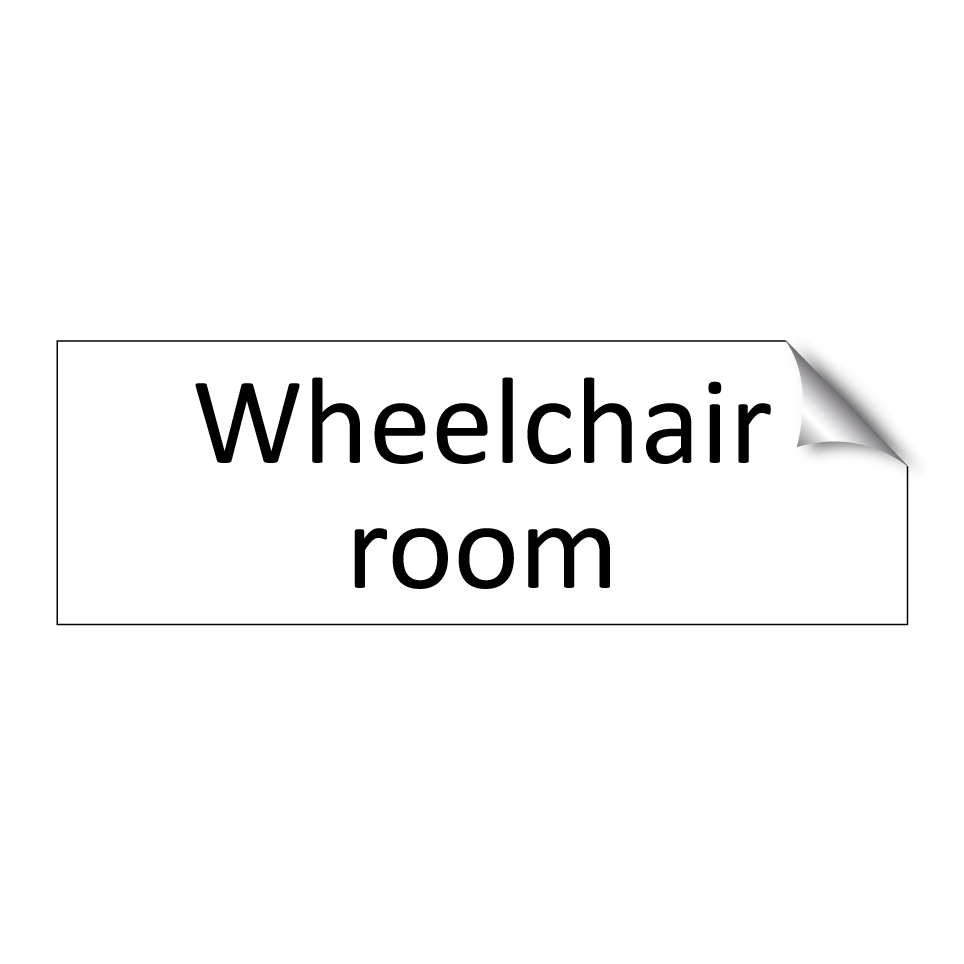 Wheelchair room