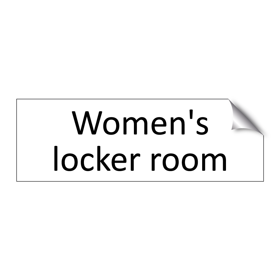 Women's locker room