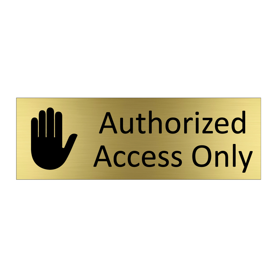Authorized Access Only
