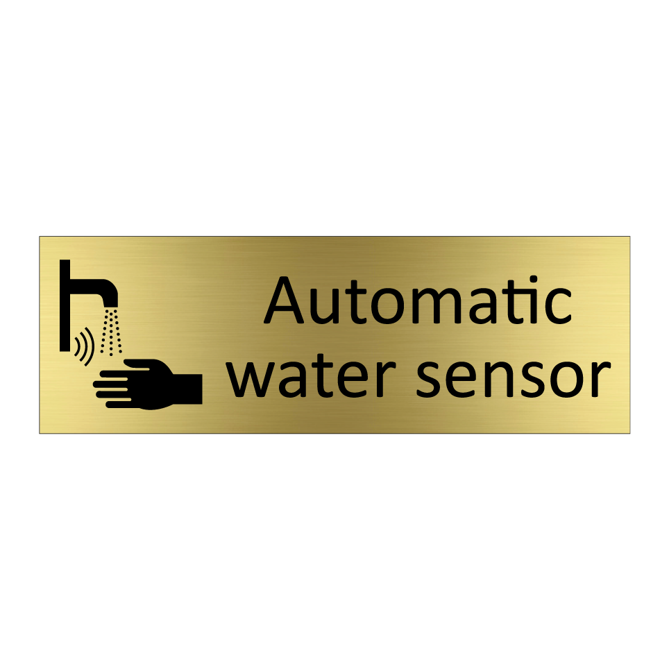 Automatic water sensor