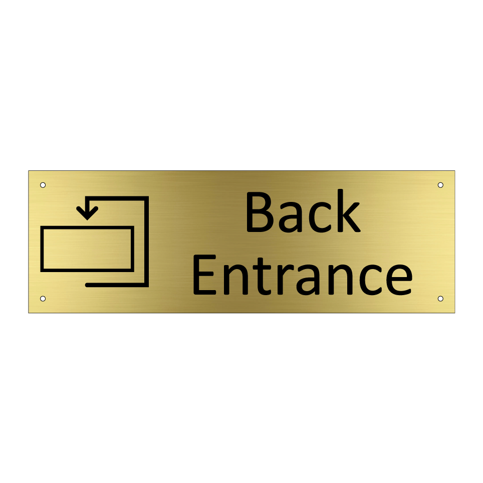 Back Entrance