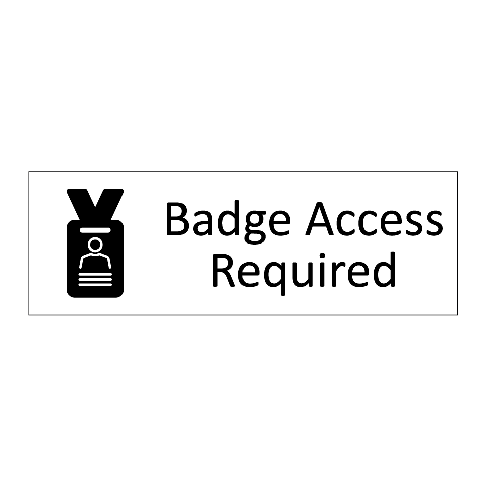 Badge Access Required